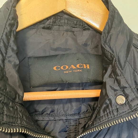 Coach Women's Quilted Black Utility Jacket - Picture 2 of 7